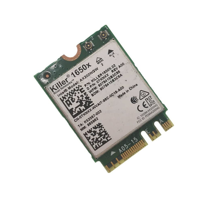 for Killer Wi-Fi 6 AX1650 1650X AX200NGW 2.4Gbps Dual Band Bluetooth-Compatible 5.1 NGFF Card